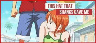 This Hat That Shakes Gave Me One Piece Gif Luffy X Nami One Piece Luffy