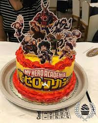 Birthday Cake For My Hero Boloanime Instagram Photos And Videos Zoopps Com Anime Cake 13 Birthday Cake Graduation Cakes