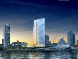 093v Deflection Reveal Beads Were Installed In The Northwestern Mutual Building In Milwaukee Wi Skyline New Skyline Skyscraper