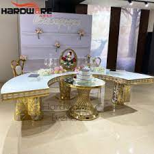 Favorite this post aug 1 dining room hutch $100 (canby) pic hide this posting restore restore this posting. China Dubai Half Moon Used Dining Table And Chair For Restaurant China Gold Dining Table And Chairs Round Tables For Events