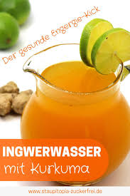 Rezept Fur Ingwerwasser Dass Bei Erkaltungen Hilft Ingwerwasser Kurkuma Rezepte Ingwerwasser Rezept