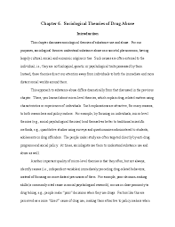 Pdf Chapter 6 Sociological Theories Of Drug Abuse Taiwo Davies Academia Edu