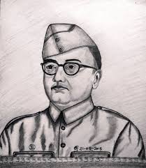 Artwork Sketch Black And White Bhagat Singh Pencil Drawing Netaji Subhas Chandra Bose Pencil Drawings Drawings Sketches