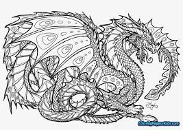 Top 25 dragon coloring pages for preschoolers: Cool Dragon Coloring Pages For Adults Hard Colouring Pages Of Dragon Transparent Png 1024x689 Free Download On Nicepng