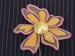 Creative Goldwork Brooch Gold Work Gold Work Embroidery Embroidery Designs