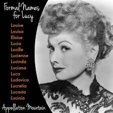 Name Help Does Lucy Need A Formal Name Appellation Mountain