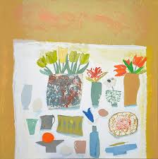 CHRISTINE McARTHUR: ** SOLD ** “Table in Spring”, mixed ...