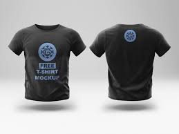 Download Free Black White Front Back T Shirt Mockup Psd Good Mockups