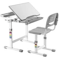 Costzon Kids Desk And Chair Set 0 40 Degree Table Best Offer Ineedthebestoffer Com Desk And Chair Set Kids Desk Chair Childrens Desk And Chair