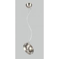 Sospensione Lampadario Moderno Penisole Cucina Ingresso Bagno Corridoio Anelli Piccolo Nikel