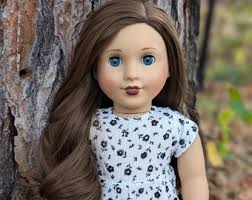 OOAK Custom American Girl Doll Zara Brown Hair Brown Eyes Medium Skin Tone  Marie Grace Mold Freckles
