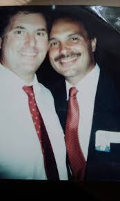 Tony Morton and Gary Luke 2003 reunion. Two old A Troopers