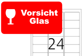 Glück und glas, wie leicht bricht das. Herma Etikett 4645 Vorsicht Glas Pdf Vorlage Zum Ausdrucken