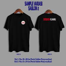Lingkarkan ke jari seketatnya dan pertemukan ujung kertas dengan batas lingkaran, tandai dgn spidol. Jasa Sablon Kaos Satuan Sablon Custom Suka Suka Sablon Polyflex Shopee Indonesia