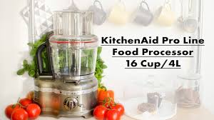 The attachment you choose to use with your food processor will depend on the recipe you're making. Artisan 4l Food Processor 5kfp1644 Kitchenaid Pro Youtube