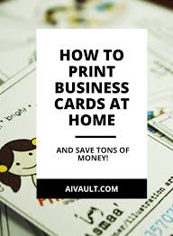 Load the printer with the paper that you want to use to print a test sheet. 5 Simply Smart Ways To Print Business Cards At Home Art Inspire Studio Printing Business Cards Small Business Cards Make Business Cards