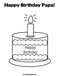 Birthday grandpa happy birthday papa coloring page. Printable Papa Coloring Pages