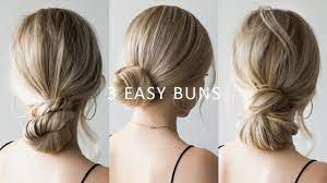 How To 3 Easy Low Bun Hairstyles Perfect For Prom Weddings Work Youtube