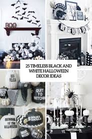 Halloween images black and white. 25 Timeless Black And White Halloween Decor Ideas Shelterness