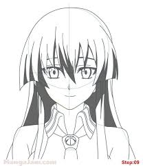 How To Draw Akame From Akame Ga Kill Mangajam Com Akame Ga Kill Akame Ga Anime Character Drawing
