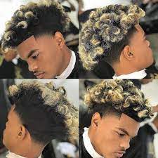 Top 100 Coiffures Homme Noir Curly Hair Styles Men Hair Color Curly Hair Men