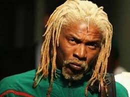 Cameroonian Football Soccer Player Rocks Blonde Locks And Beard At 39 Years