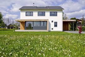 Einfamilienhaus K A Hard Berchtold Holzbau Vorarlberg Kleines Haus Aussen Hauswand Einfamilienhaus