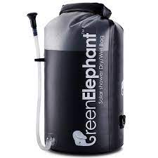 Buy Now Green Elephant 2 In 1 Solar Shower Dry Bag Non Toxic Tpu 5 Gallon Portable Shower Doubles As Dry Stor Solar Shower Camping Shower Portable Shower