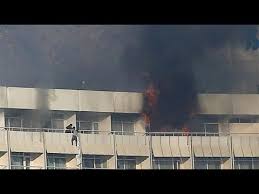 Intercontinental hotels & resorts is a luxury hotel brand created in 1946 by pan am's founder juan trippe. People Use Bedsheets To Escape Kabul Hotel Gun Attack Youtube