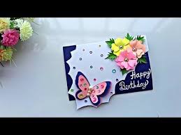Often, homemade cards are decorated with glitter and frills, but the color scheme and simple look of this playing with paper card makes it perfect for dads, brothers and sons. Pin On It