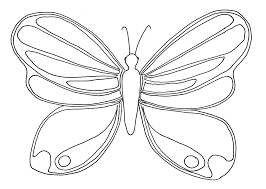 One of the most simple insect to color for your children. Butterflies To Color For Kids Butterflies Kids Coloring Pages
