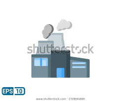 Factory Icon Flat Style Vector Illustration Stock Vector Royalty Free 1758045800 Factory Icon Vector Illustration Fashion Flats