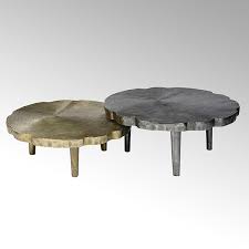 Das ergebnis kann sich denke ich sehen lassen. Toshiko Couchtisch Aluminium Sandguss Klein Tischplatte Messingfarbig 4 X Beine Patiniert Abschrabbar