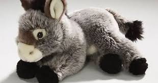 New Plush Cuddly Critters Lying Donkey Soft Toy Teddy Oyuncak