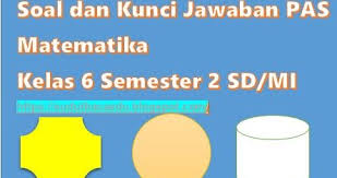 Berikan tanda silang terhadap huruf a, b, c, ataupun d yang menurut kalian merupakan jawaban paling benar dan juga tepat! Soal Dan Kunci Jawaban Pat Matematika Kelas 6 Semester 2 Sd Mi Sekolah Dasar Madrasah Ibtidaiyah Sudut Baca