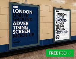 Check Out New Work On My Behance Profile Free London Underground Advertising Screen Mock Up 13 Http Be Net Gallery London Underground Underground Mocking