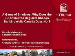 Air pollution in large cities is a cause of many respiratory and other diseases, reducing disability, economic performance and quality of life. A Game Of Shadows Why Does The Eu Attempt To Regulate Shadow Banking While Canada Does Not Sebastien Labrecque School Of Political Studies Nassiba Idebdou Ppt Download