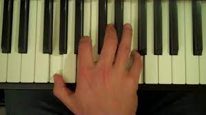 G dom7 , intervalle der harmonie: How To Play A G7 Chord On The Piano Youtube