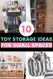 Toy Storage Ideas For Small Spaces Mommyhooding In 2020 Toy Storage Diy Toy Storage Toy Rooms