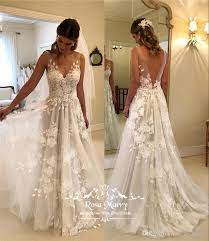 Plus Size Country Beach Cheap Wedding Dresses 2020 A Line Vintage Lace Feather Backless Greek Style Italy Bohemian Boho Bridal Gowns Canada 2021 From Sarah Brid Backless Bridal Gowns Boho Bridal Gowns