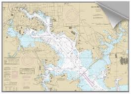 Peel And Stick Nautical Chart Of Baltimore Harbor