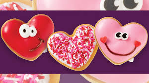Krispy kreme is giving away free glazed donuts to anyone with a valid covid vaccination card. Krispy Kreme S 2017 Valentine S Day Donut Lineup Includes New Pink Heart With Strawberry Flavored Icing Chew Boom