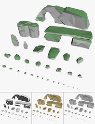 Rocks 3d Model Low Poly Models Model Rock