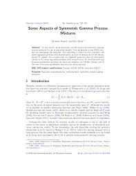 Some Aspects of Symmetric Gamma Process Mixtures