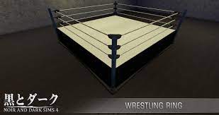 Ts4 Wrestling Ring Sims Sims 4 Japanese Living Rooms