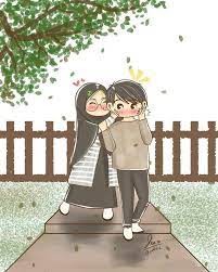 Gambar Romantis Valentine Day Gambar Romantis Kartun Ilustrasi Karakter