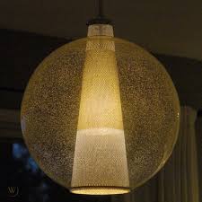 Modern wood metal light chandelier pendant lighting ceiling fixture white 3550u. Vintage Pendant Ceiling Light Fixture Danish Modern Mcm 136284618