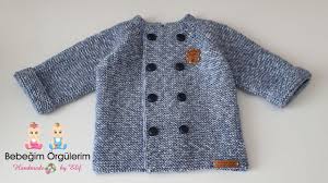 Elifpirenvise Babyknitjacket Crochetbaby Kolay Bebek Hirkasi Unisex Kuruvaze Ceket Modeli Youtube Stil Sahibi Cocuklar Bebek Hirkasi Baby Boys