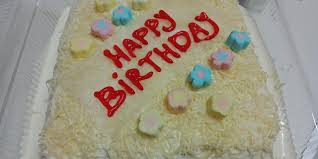 4 sudu besar tepung gandum. Bymiezahashim Simple Deco Birthday Kek Vanilla Cheese Facebook