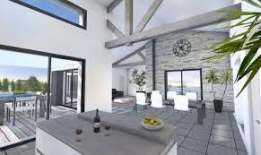 Maison Poutres Apparentes Design Contemporain La Chaume Depreux Construction Maison Plain Pied Maison Contemporaine Plan De Maison Originale